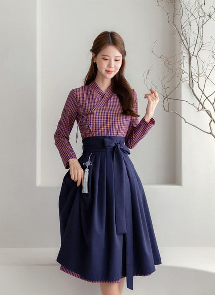 Light Gray Modern Hanbok Dress – Joteta ...